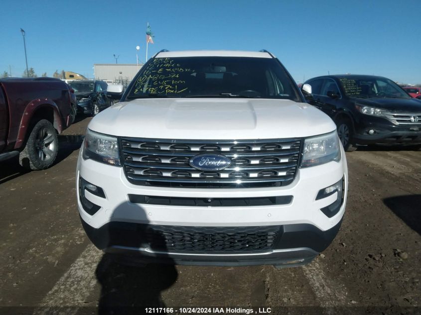 2016 Ford Explorer Limited VIN: 1FM5K8F82GGA80376 Lot: 12117166