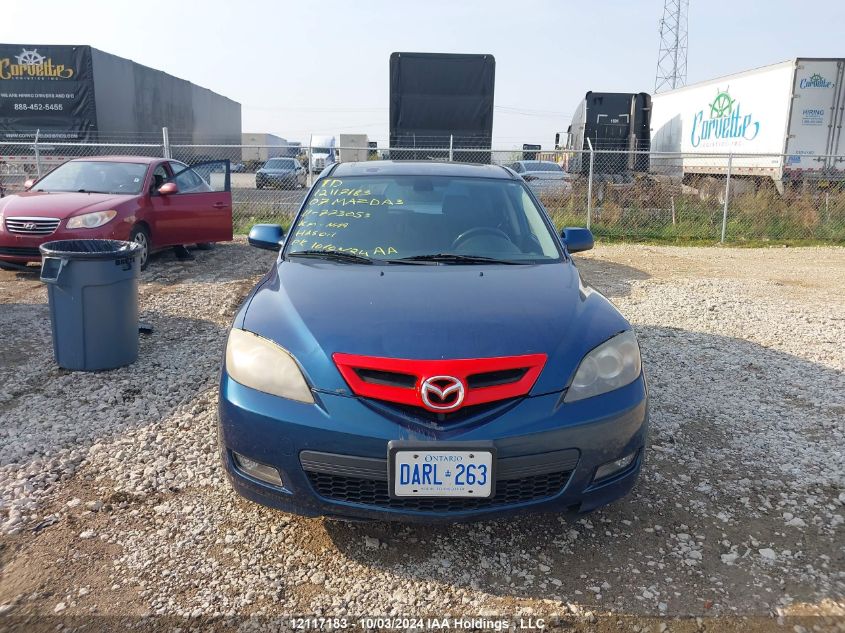 2007 Mazda Mazda3 VIN: JM1BK343871773053 Lot: 12117183