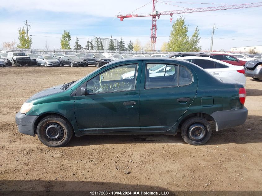 2002 Toyota Echo VIN: JTDBT123925029970 Lot: 12117203