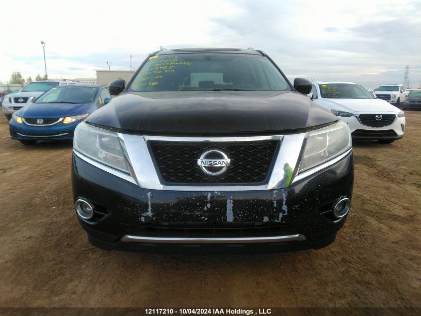 2014 Nissan Pathfinder S/Sv/Sl/Platinum VIN: 5N1AR2MM8EC609485 Lot: 12117210