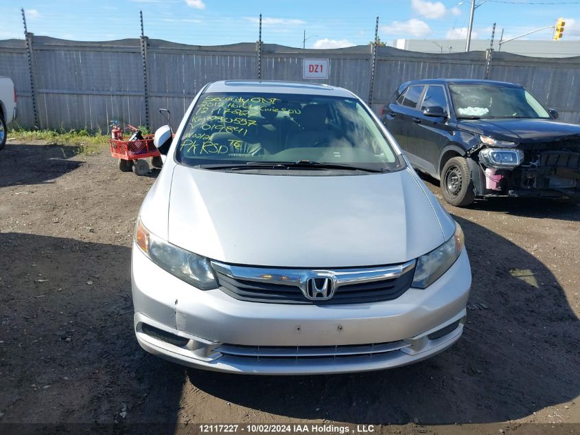 2012 Honda Civic Sdn VIN: 2HGFB2F98CH019841 Lot: 12117227