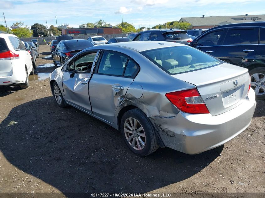 2012 Honda Civic Sdn VIN: 2HGFB2F98CH019841 Lot: 12117227