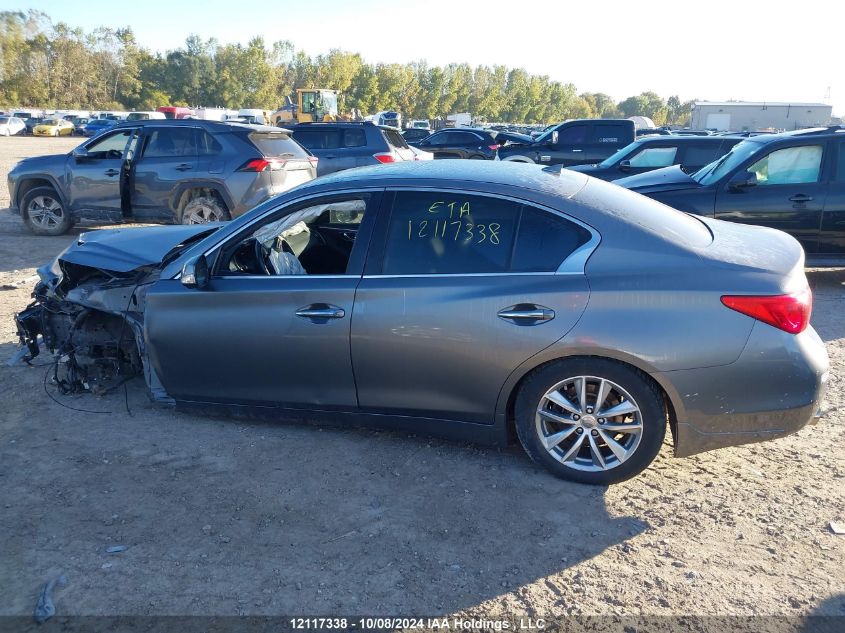 2015 Infiniti Q50 VIN: JN1BV7AR0FM390053 Lot: 12117338