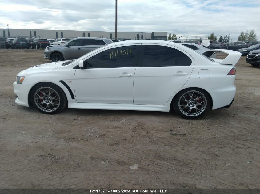 2013 Mitsubishi Lancer Evolution VIN: JA32W8FV3DU601814 Lot: 12117377