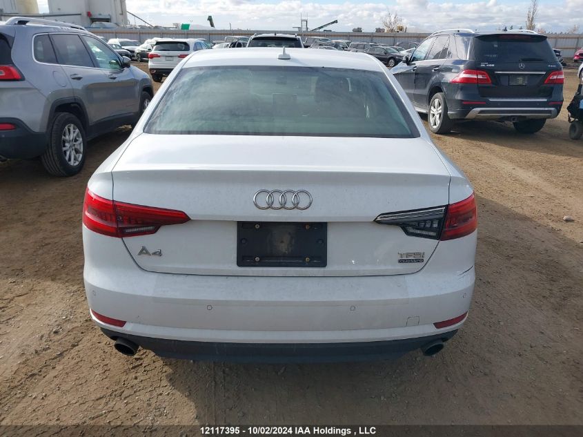 2017 Audi A4 VIN: WAUBNAF40HN009920 Lot: 12117395