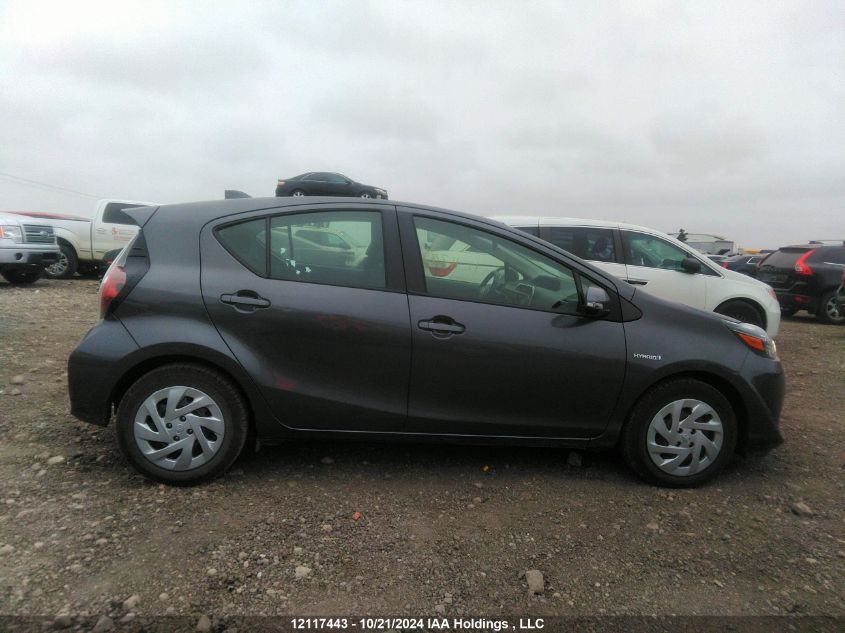 2019 Toyota Prius C VIN: JTDKDTB31K1621105 Lot: 12117443