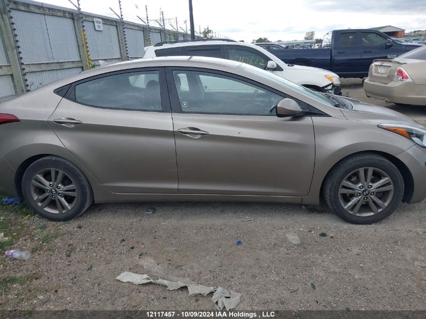 2014 Hyundai Elantra Gl VIN: 5NPDH4AE0EH537263 Lot: 12117457