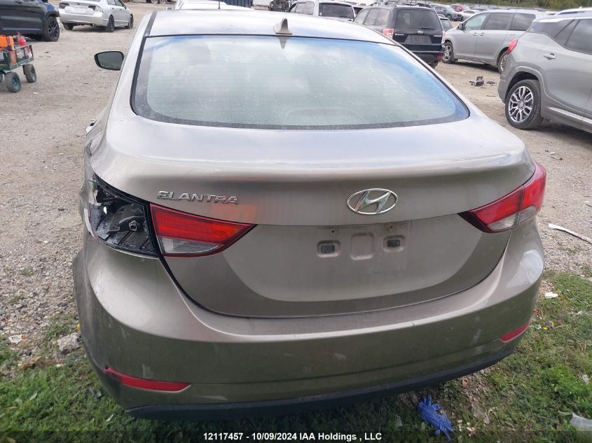 2014 Hyundai Elantra Gl VIN: 5NPDH4AE0EH537263 Lot: 12117457