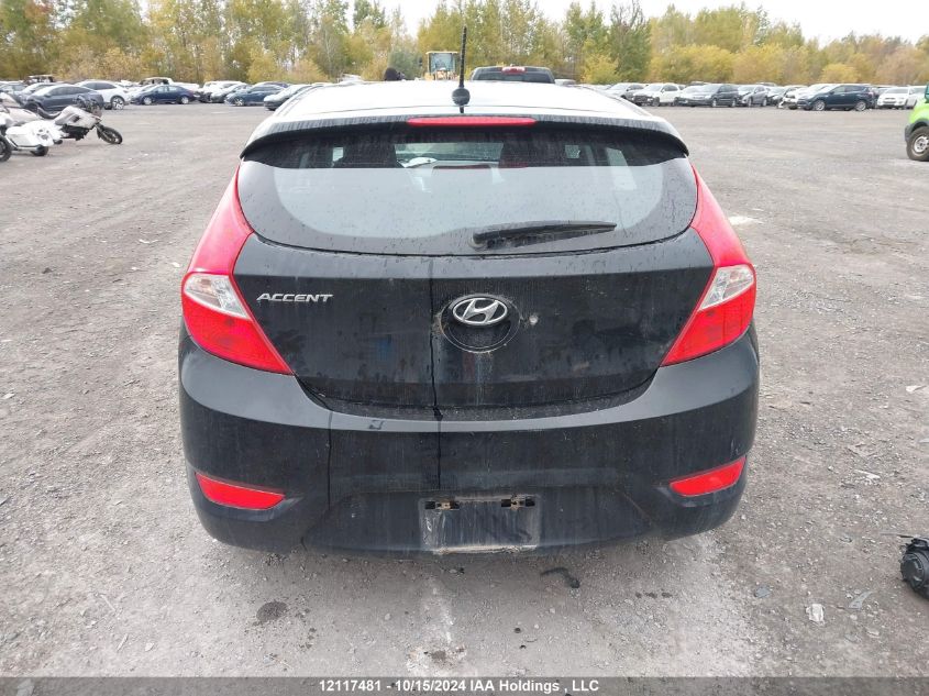 2015 Hyundai Accent Gls VIN: KMHCU5AE4FU231084 Lot: 12117481