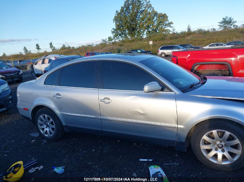 2003 Volkswagen Passat Gls VIN: WVWPD23B83P387551 Lot: 12117509