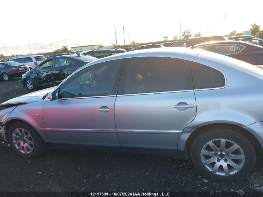 2003 Volkswagen Passat Gls VIN: WVWPD23B83P387551 Lot: 12117509