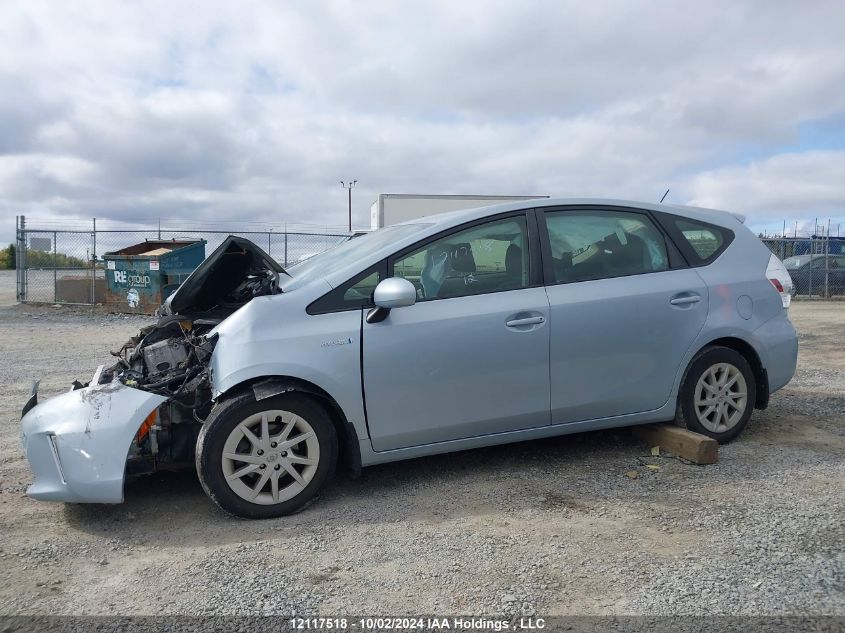 2012 Toyota Prius V VIN: JTDZN3EU8C3136899 Lot: 12117518