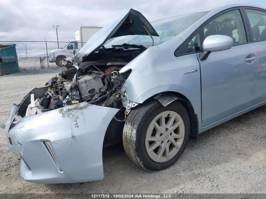 2012 Toyota Prius V VIN: JTDZN3EU8C3136899 Lot: 12117518