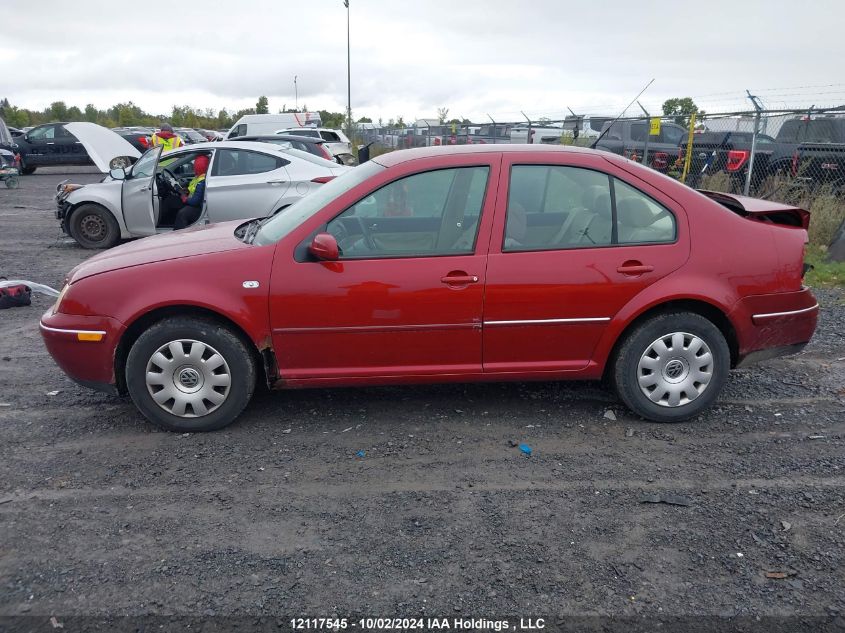 2004 Volkswagen Jetta Gls VIN: 3VWSK29MX4M142537 Lot: 12117545