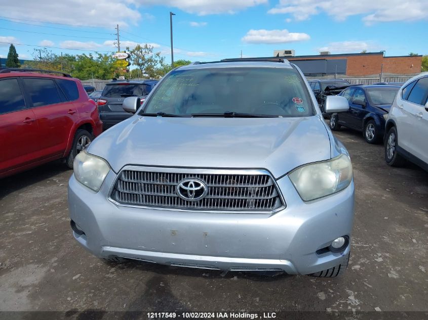 2008 Toyota Highlander Hybrid Limited VIN: JTEEW44A582001333 Lot: 12117549