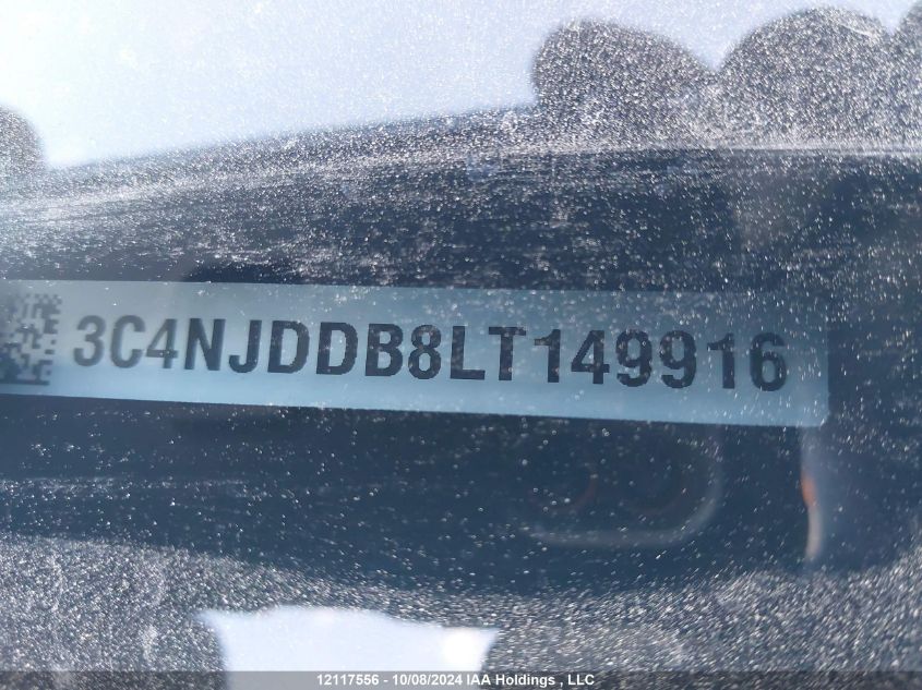 2020 Jeep Compass Trailhawk VIN: 3C4NJDDB8LT149916 Lot: 12117556