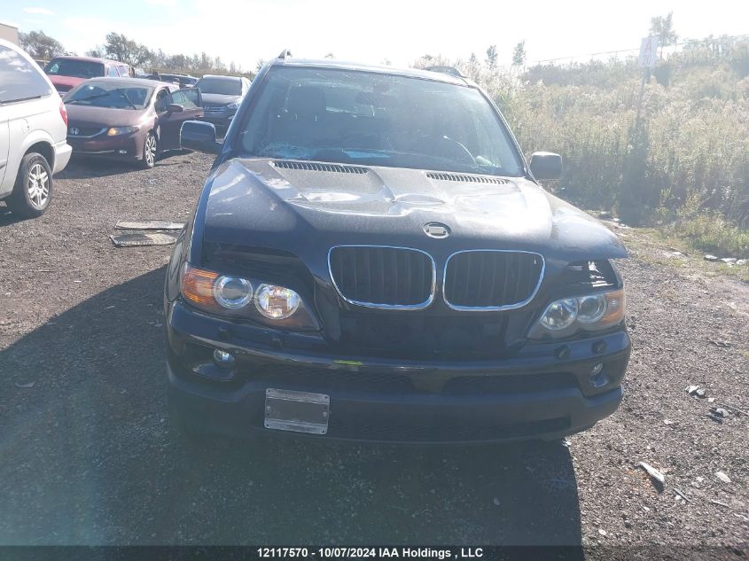 2006 BMW X5 3.0I VIN: 5UXFA13576LY46376 Lot: 12117570