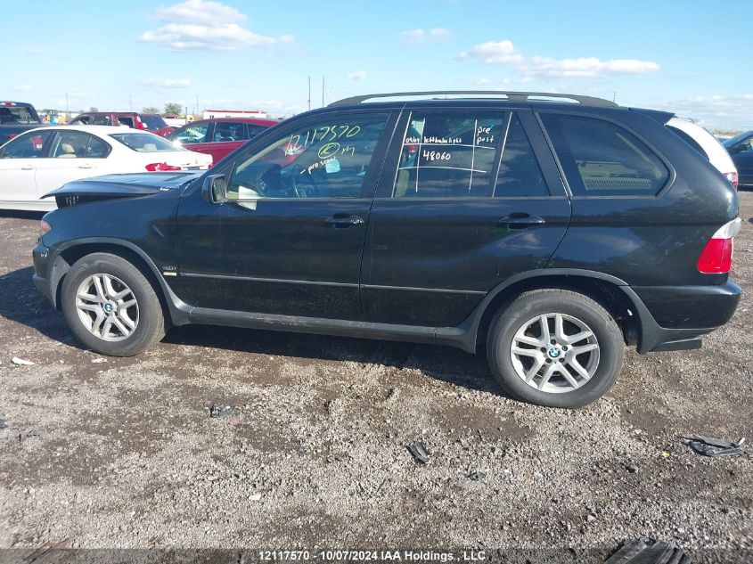 2006 BMW X5 3.0I VIN: 5UXFA13576LY46376 Lot: 12117570