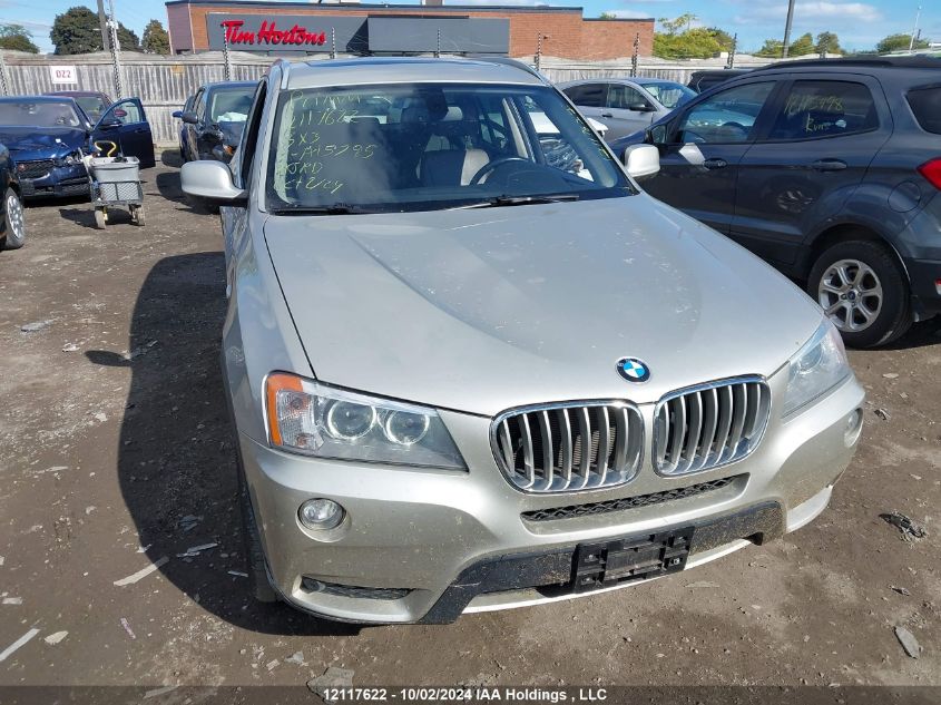 2013 BMW X3 VIN: 5UXWX9C55D0A15795 Lot: 12117622