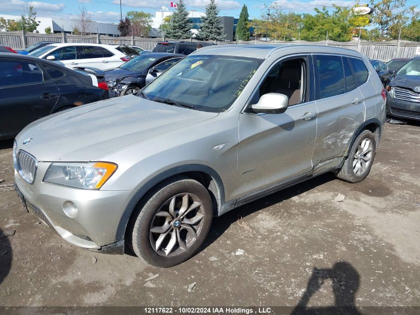 2013 BMW X3 VIN: 5UXWX9C55D0A15795 Lot: 12117622