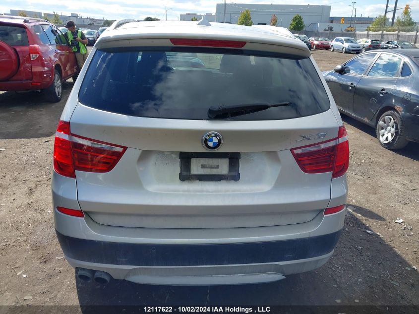 2013 BMW X3 VIN: 5UXWX9C55D0A15795 Lot: 12117622