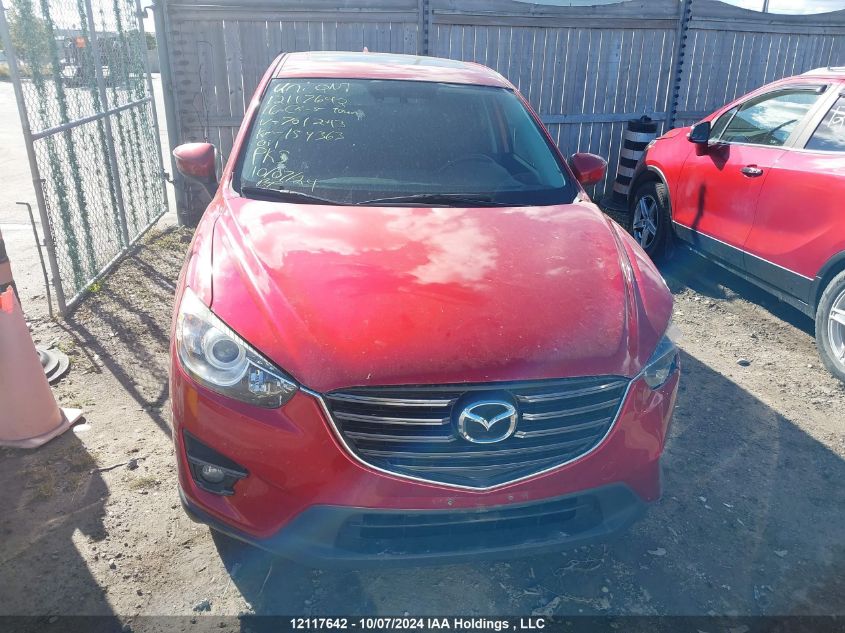 2016 Mazda Cx-5 Touring VIN: JM3KE2CY0G0701243 Lot: 12117642