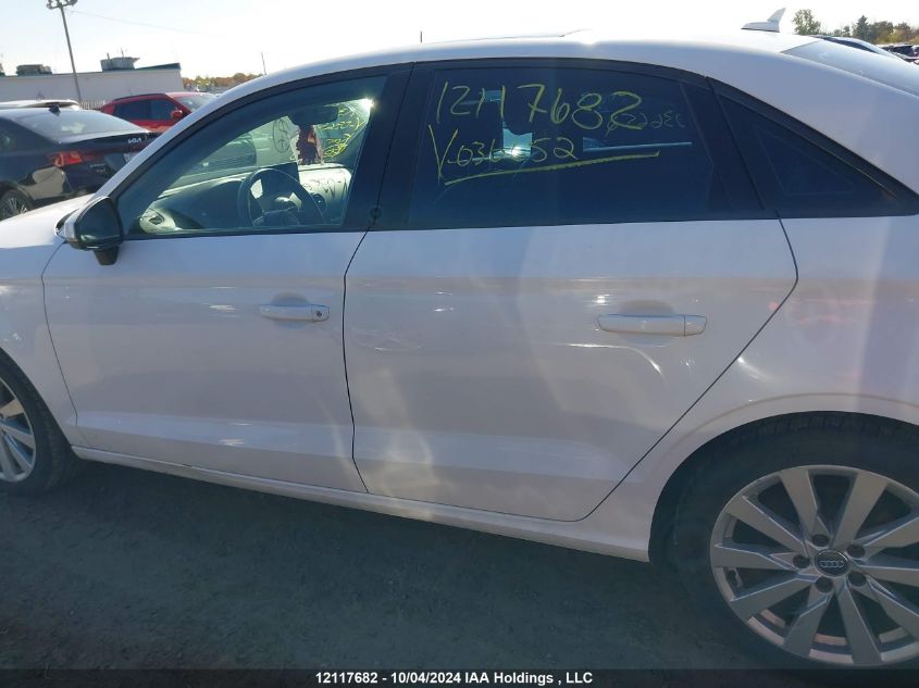 2017 Audi A3 VIN: WAUAUGFF1H1036652 Lot: 12117682