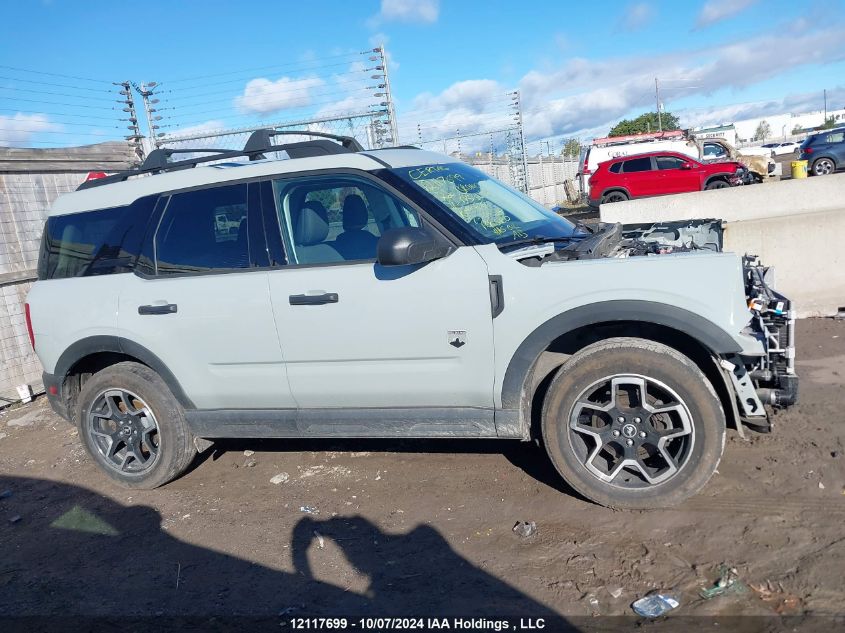 2022 Ford Bronco Sport Big Bend VIN: 3FMCR9B67NRD53685 Lot: 12117699