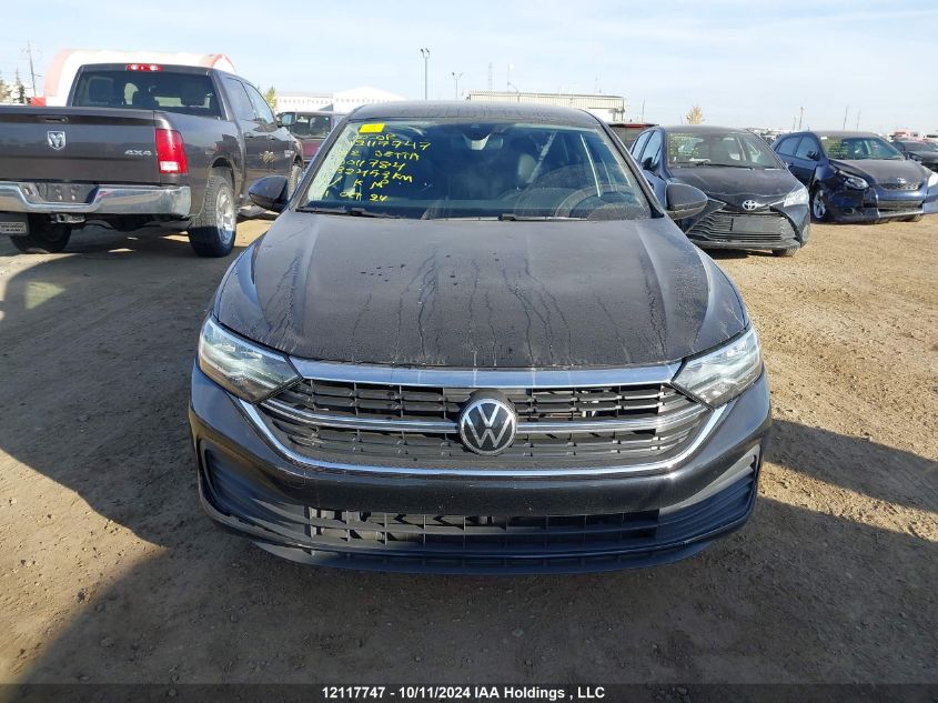 2022 Volkswagen Jetta VIN: 3VWEM7BU8NM011784 Lot: 12117747