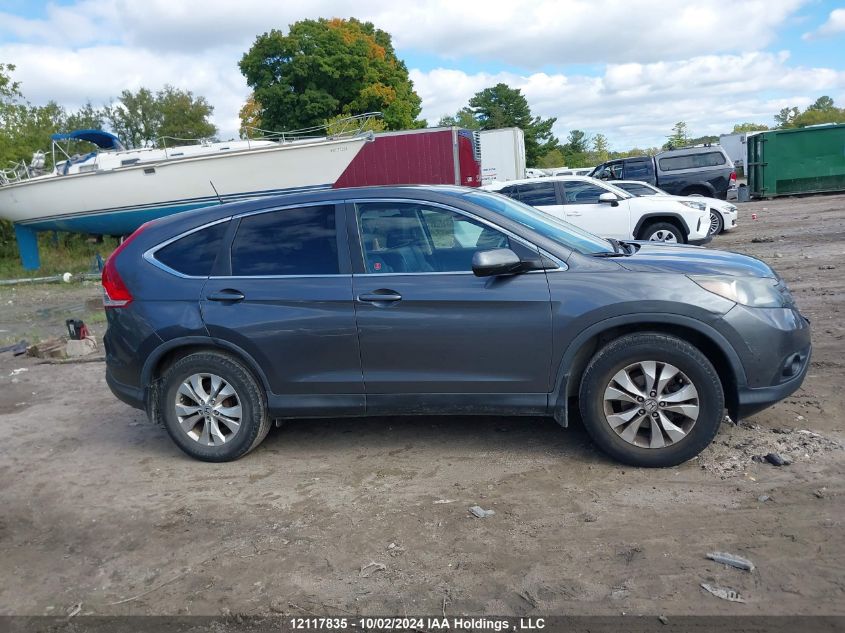 2013 Honda Cr-V Exl VIN: 2HKRM4H75DH114654 Lot: 12117835