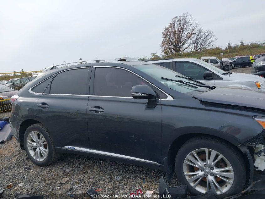 2010 Lexus Rx 450 VIN: JTJBC1BA7A2020616 Lot: 12117842