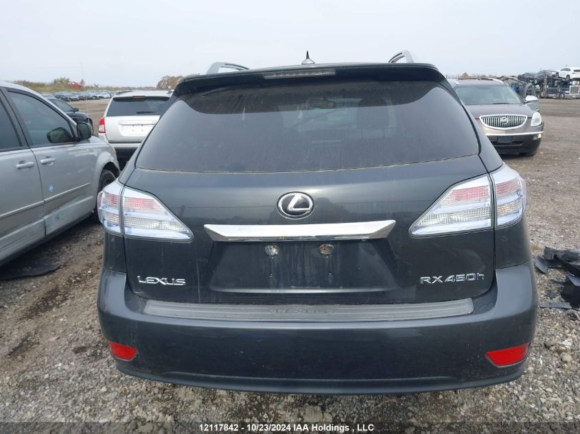 2010 Lexus Rx 450 VIN: JTJBC1BA7A2020616 Lot: 12117842