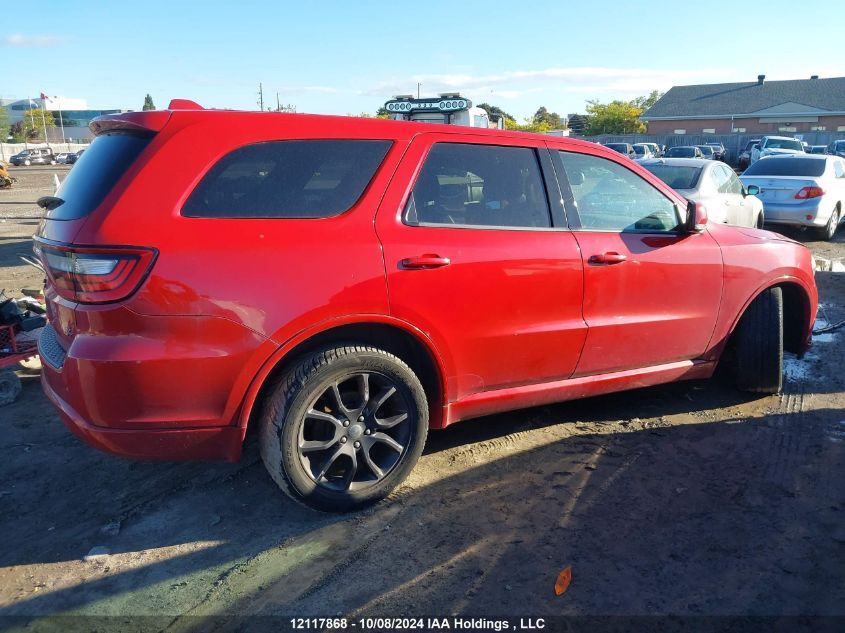 2015 Dodge Durango R/T VIN: 1C4SDJCT4FC186335 Lot: 12117868