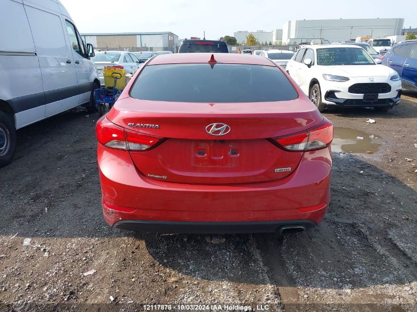2014 Hyundai Elantra Se/Sport/Limited VIN: KMHDH4AH3EU187865 Lot: 12117878