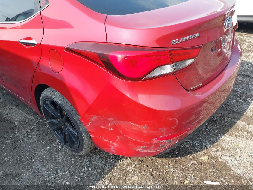 2014 Hyundai Elantra Se/Sport/Limited VIN: KMHDH4AH3EU187865 Lot: 12117878