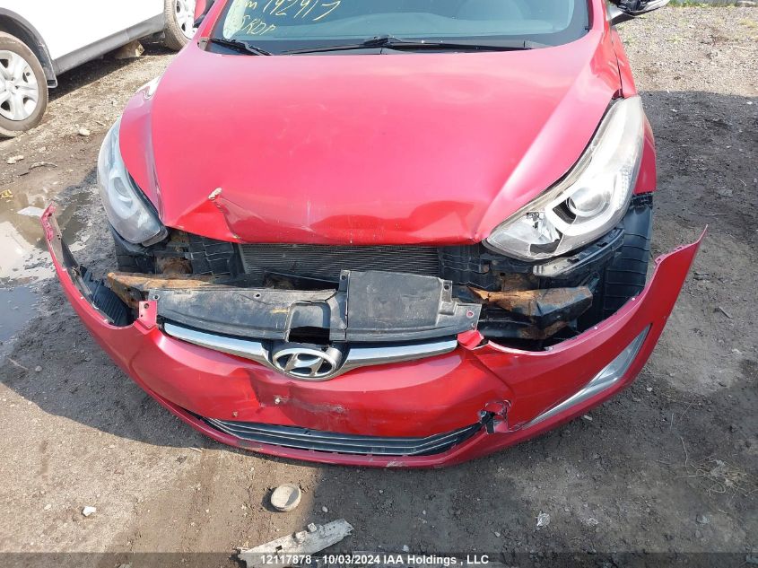 2014 Hyundai Elantra Se/Sport/Limited VIN: KMHDH4AH3EU187865 Lot: 12117878