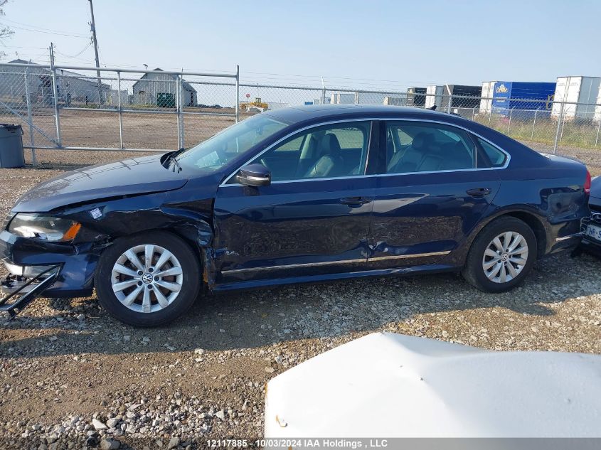 2012 Volkswagen Passat Sel VIN: 1VWCN7A38CC107197 Lot: 12117885