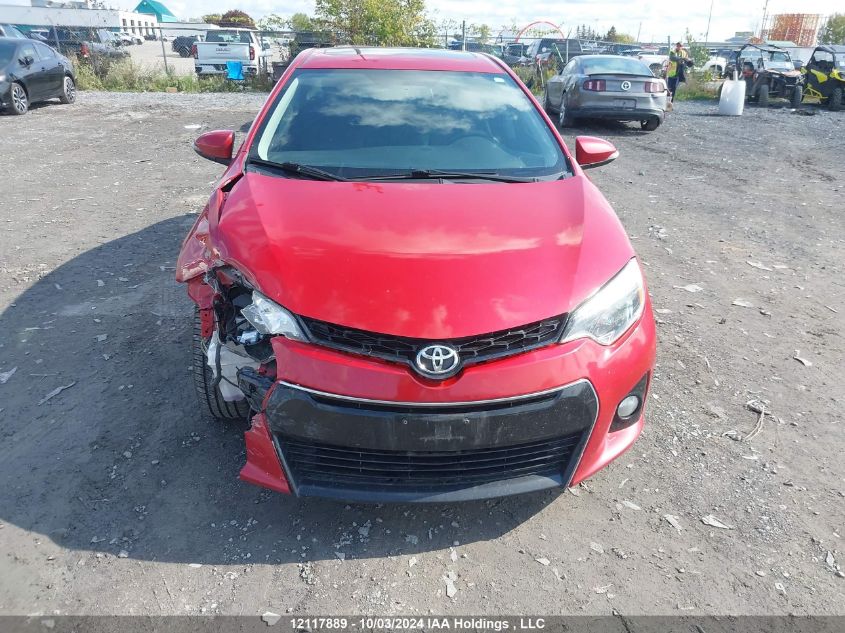 2016 Toyota Corolla S VIN: 2T1BURHE4GC619573 Lot: 12117889