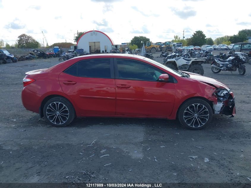 2016 Toyota Corolla S VIN: 2T1BURHE4GC619573 Lot: 12117889