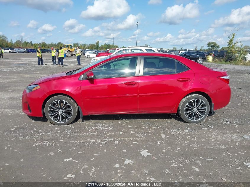 2016 Toyota Corolla S VIN: 2T1BURHE4GC619573 Lot: 12117889