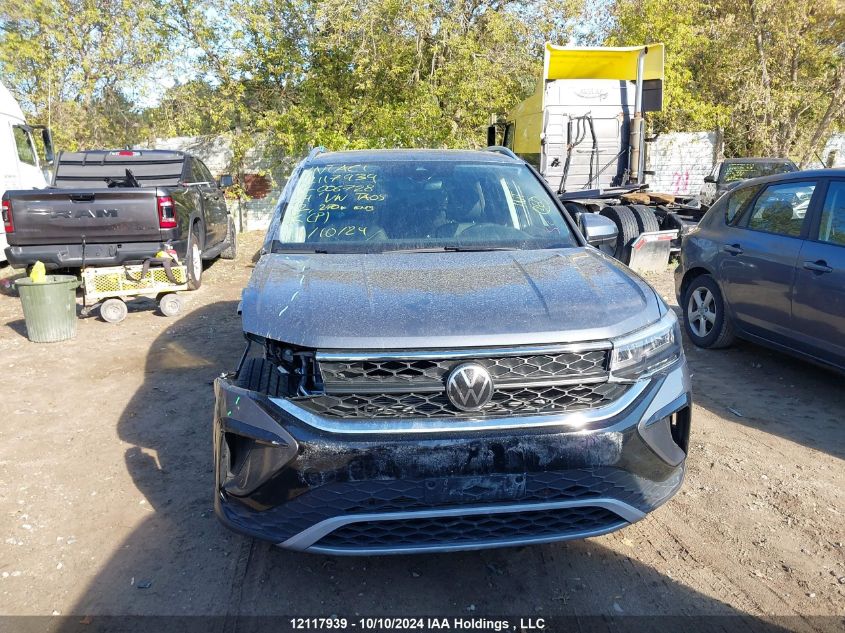 2024 Volkswagen Taos VIN: 3VVEX7B26RM006728 Lot: 12117939
