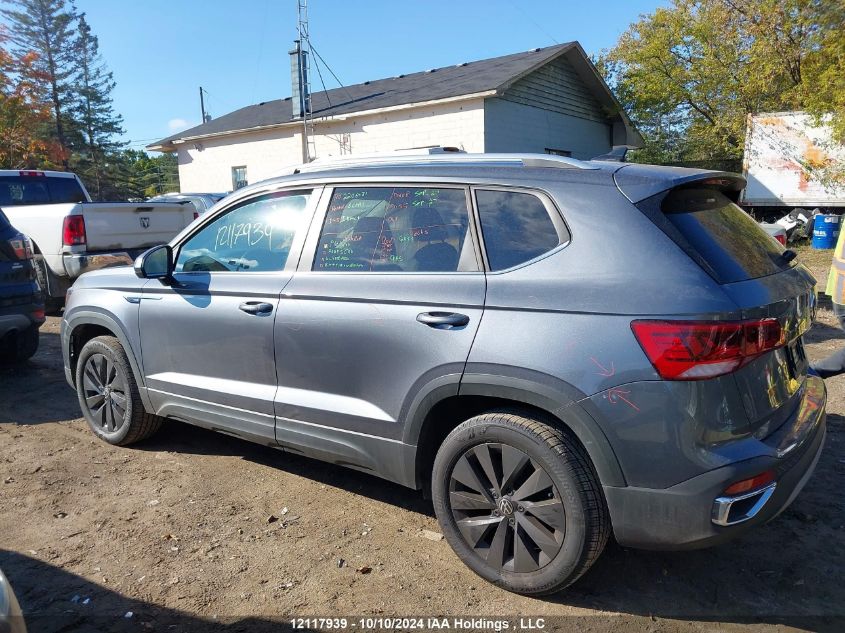 2024 Volkswagen Taos VIN: 3VVEX7B26RM006728 Lot: 12117939