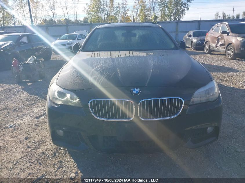 2013 BMW 5 Series VIN: WBAXH5C54DD112291 Lot: 12117949