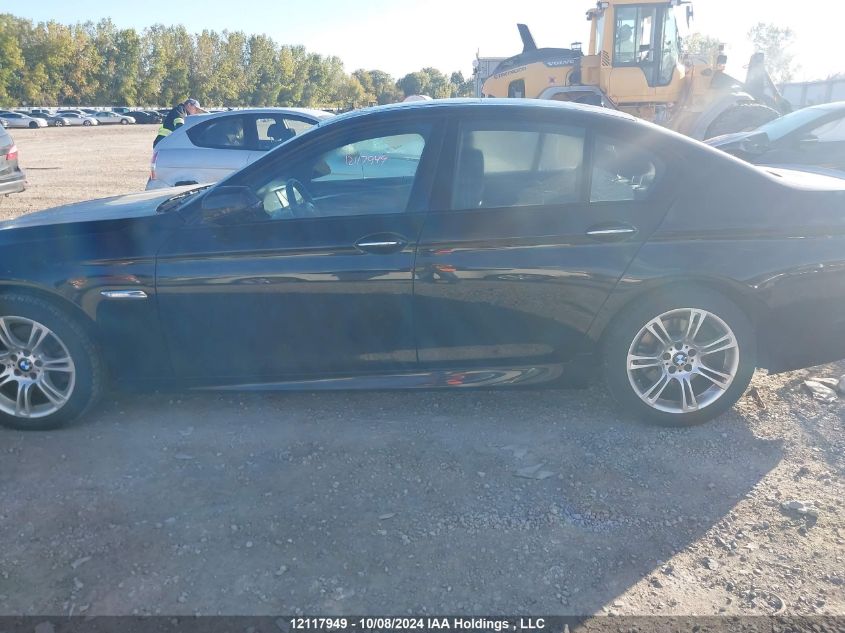 2013 BMW 5 Series VIN: WBAXH5C54DD112291 Lot: 12117949