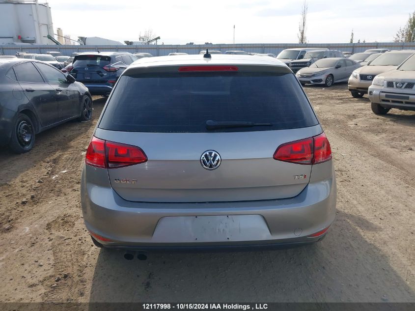 2016 Volkswagen Golf VIN: 3VW217AUXGM070142 Lot: 12117998