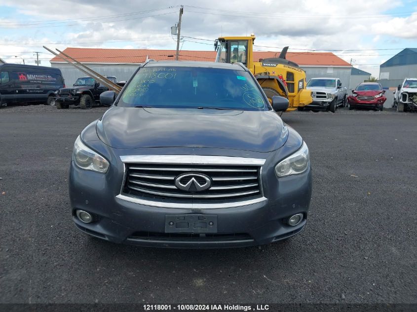 2013 Infiniti Jx35 VIN: 5N1AL0MMXDC318183 Lot: 12118001