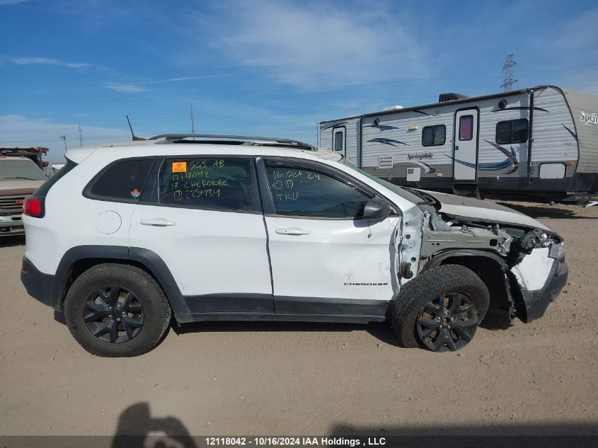 2017 Jeep Cherokee Trailhawk VIN: 1C4PJMBS8HD225434 Lot: 12118042