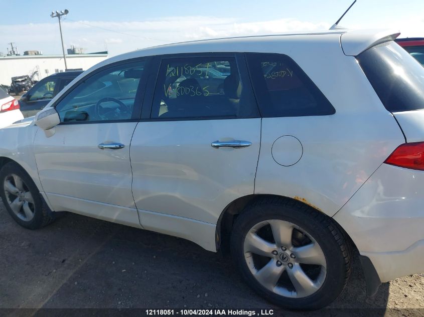 2009 Acura Rdx VIN: 5J8TB18219A800365 Lot: 12118051