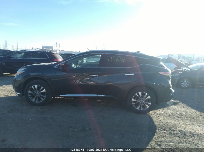 2017 Nissan Murano VIN: 5N1AZ2MH9HN175816 Lot: 12118074