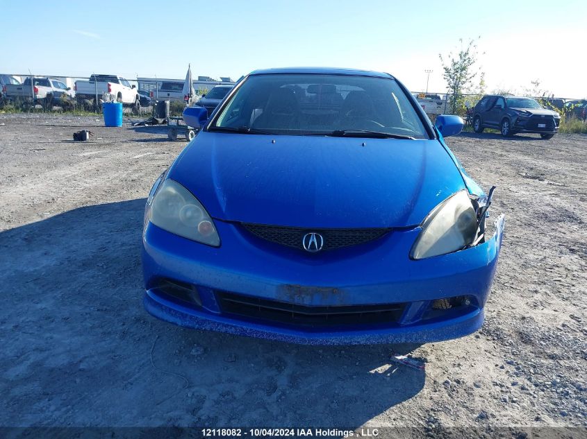 2005 Acura Rsx VIN: JH4DC54875S802156 Lot: 12118082